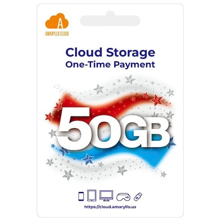 Cloud One-Time Payment 50GB Gift Card